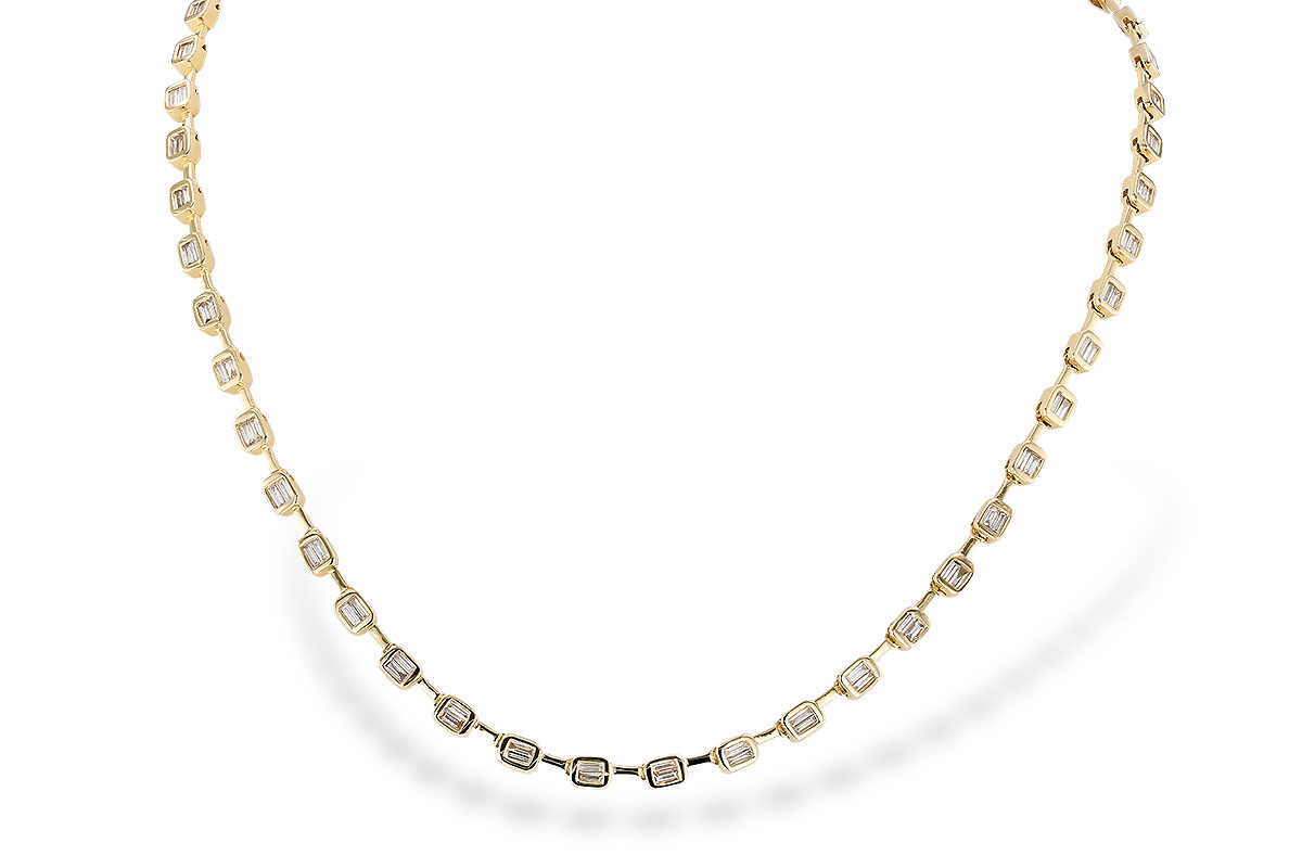 B319-95679: NECKLACE 2.05 TW BAGUETTES (17 INCHES)