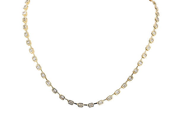 B319-95679: NECKLACE 2.05 TW BAGUETTES (17 INCHES)