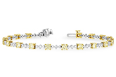 D234-51179: BRACELET 2.80 YELLOW DIA 4.01 TW