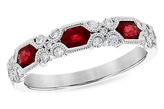 D319-03834: LDS WED RG .74 RUBY 1.00 TGW (4x3MM RUBY)
