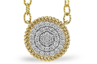 D319-99316: NECKLACE .32 TW (18")
