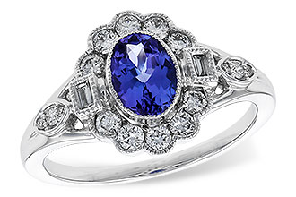 D320-82970: LDS RG .80 TANZANITE 1.20 TGW (7x5MM OV)