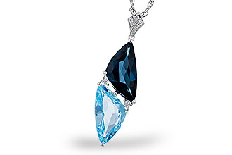 D320-83870: NECK 6.87 BLUE TOPAZ 6.97 TGW