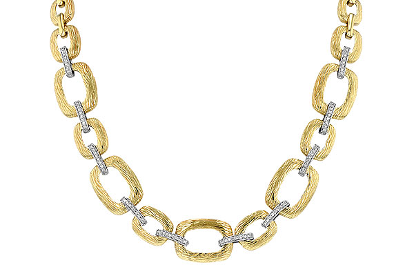 E052-63897: NECKLACE .48 TW (17 INCHES)