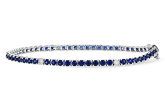 E320-82979: BRACELET 3.27 TW SAPP 3.52 TGW (7")