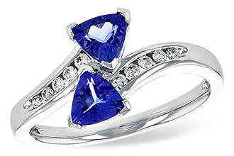 F236-27543: LDS RG .77 TW TANZANITE .90 TGW
