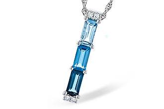 F319-02961: NECK 1.26 BLUE TOPAZ 1.30 TGW