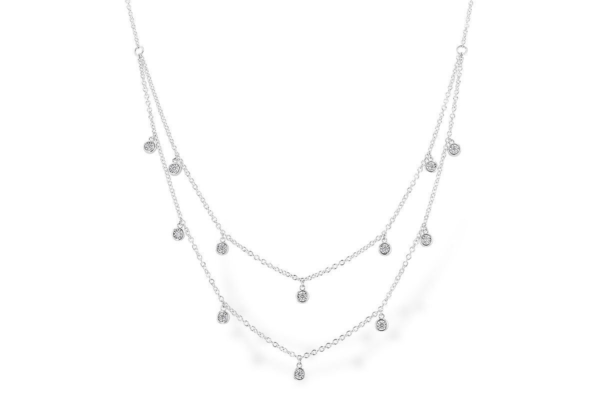 G319-92079: NECKLACE .22 TW (18 INCHES)