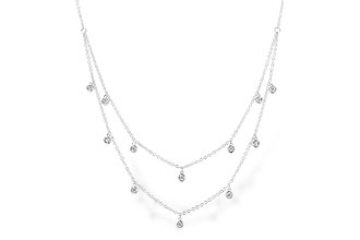 G319-92079: NECKLACE .22 TW (18 INCHES)