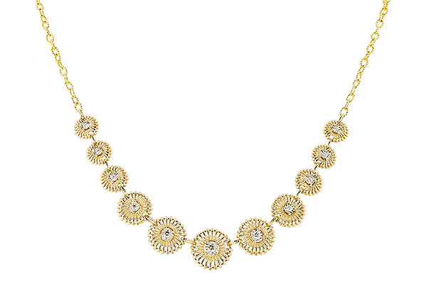 K319-97479: NECKLACE .22 TW (17")